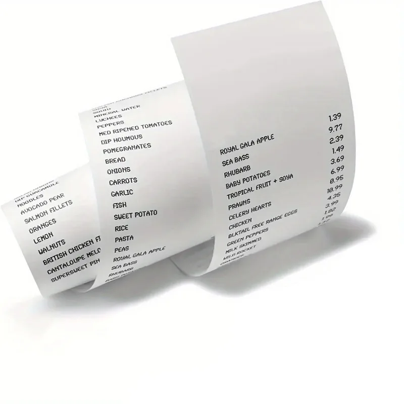 Rouleau de papier thermique pour tickets de caisse