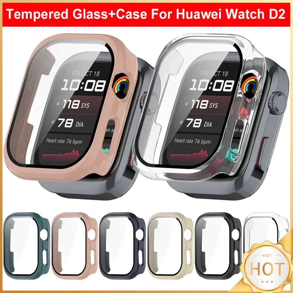 Premium Tempered Glass Screen Protector & Shockproof PC Shell