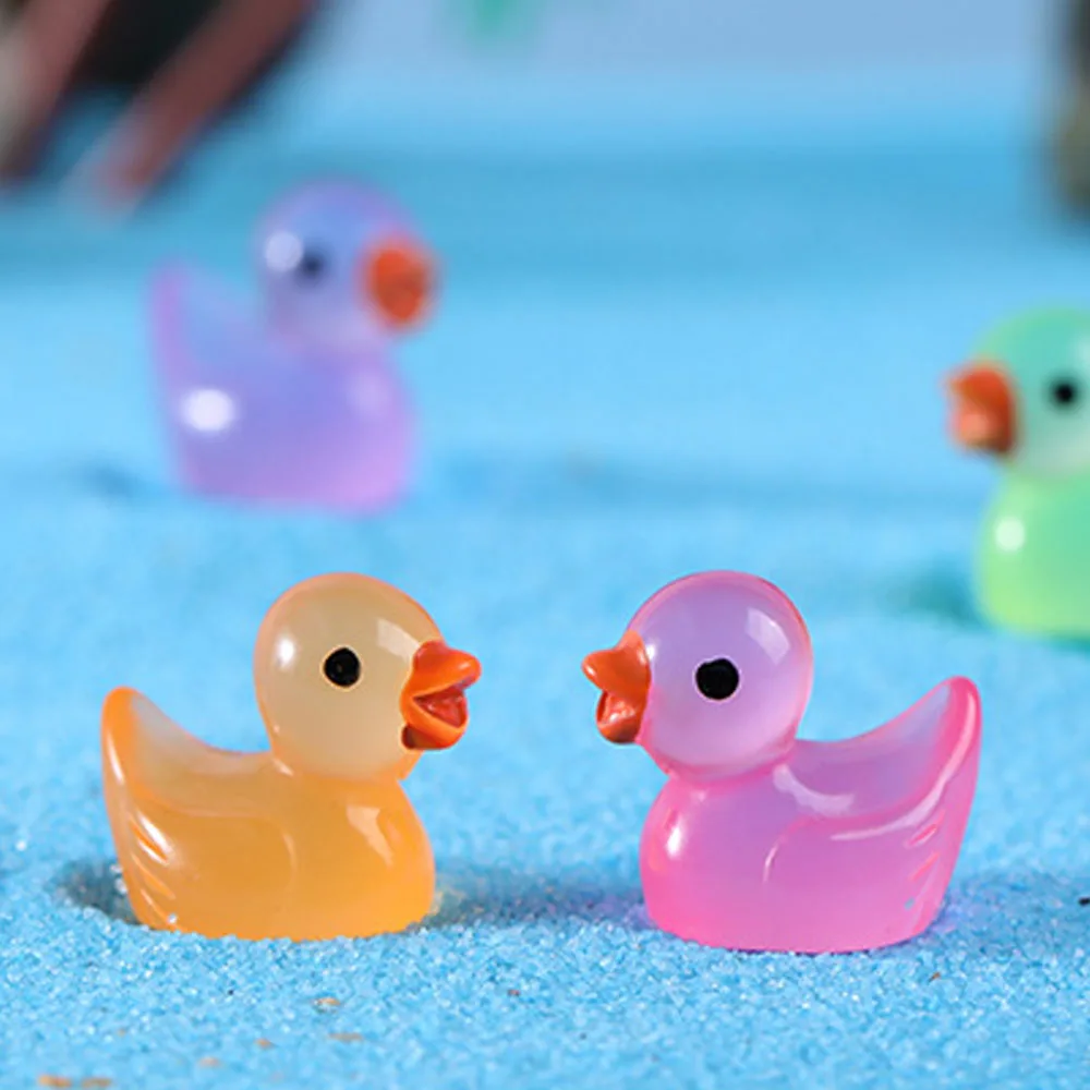 4 Mini-Enten Als Feengarten-Deko – Niedliche Harz-Figuren Für Sukkulenten, Terrarium & Blumentöpfe