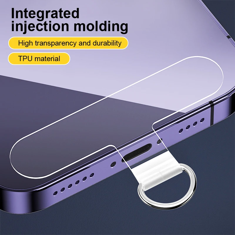 Universal Transparent TPU Phone Lanyard Replacement Tabs