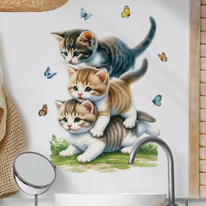 Wall Stickers Vinyl Decal Stickers Children Room Decoration Cute Cat