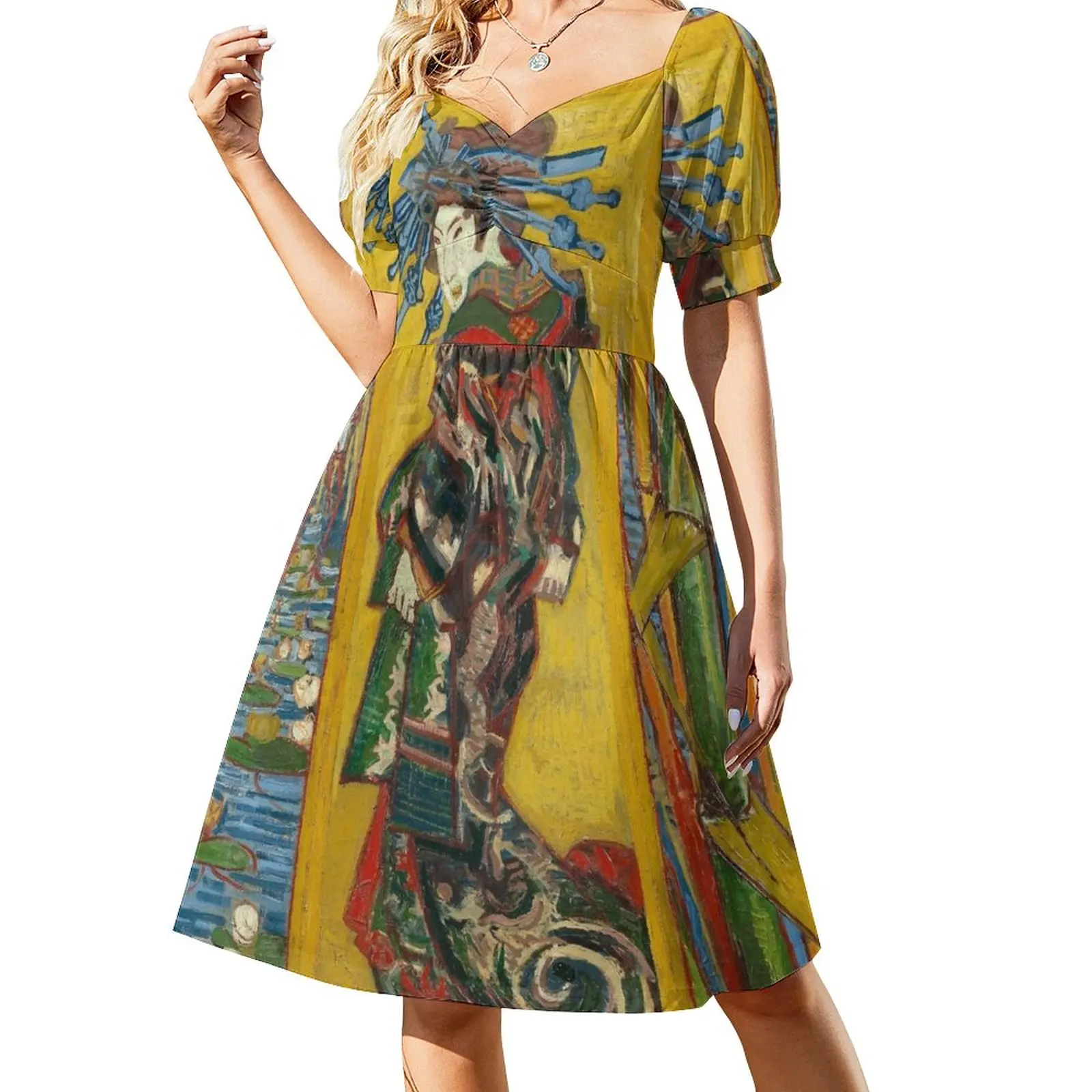 

Courtesan (after Eisen) by Vincent van Gogh Dress elegant dresses for women dress summer summer clothes Women's summer suit