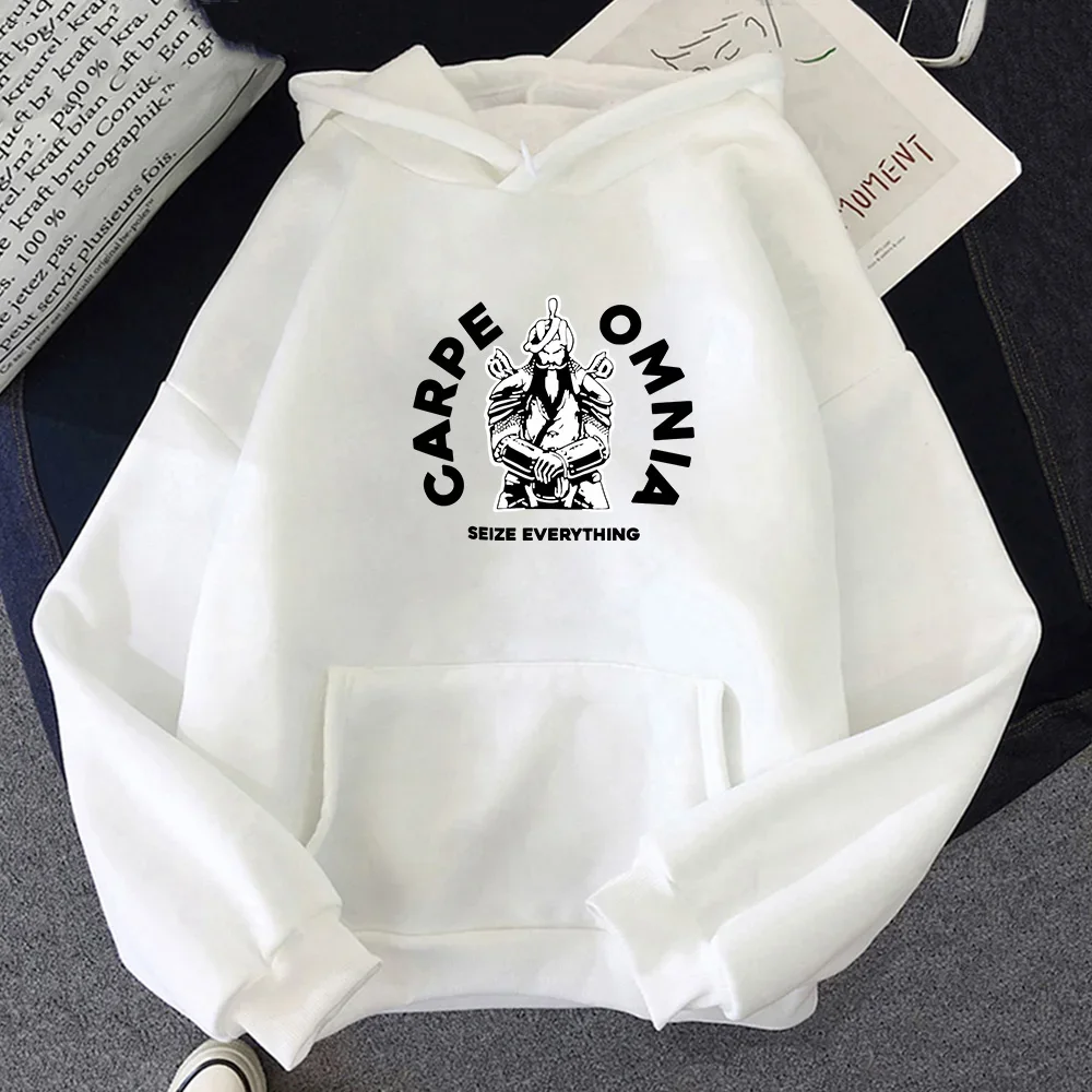 Micah Parsonss Carpe Omnia Hoodies for Men/Women Hooded Long Sleeve Fashion Sweatshirts Y2k Streetwear Casual Clothes Polyester