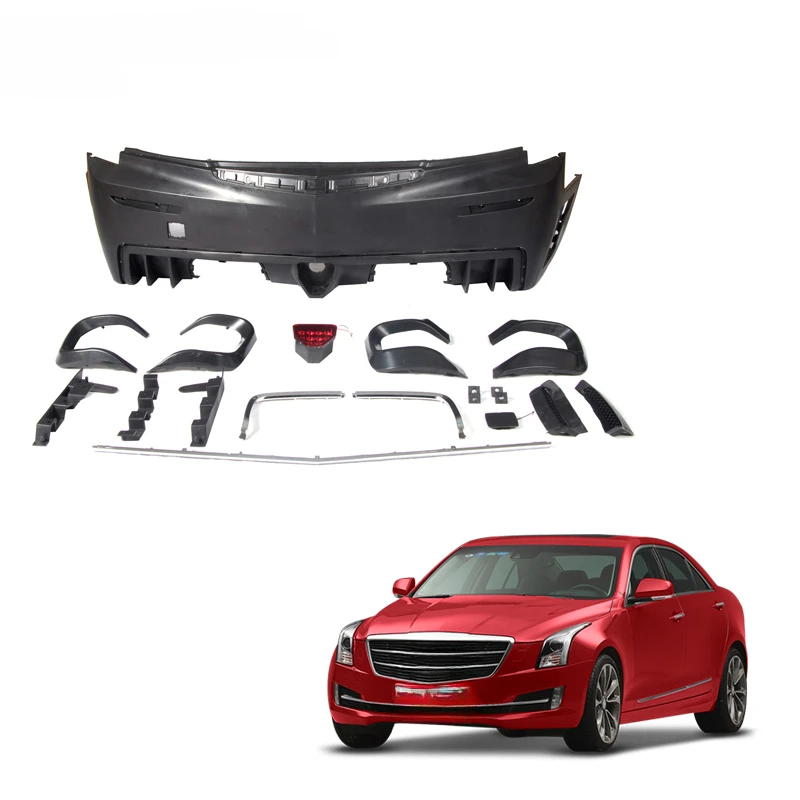 

Auto Parts Bumper ATSL GT Style Body Kit Rear Bumper For Cadillac ATS 2013-2019 PP Plastic Rear Bumper Kits