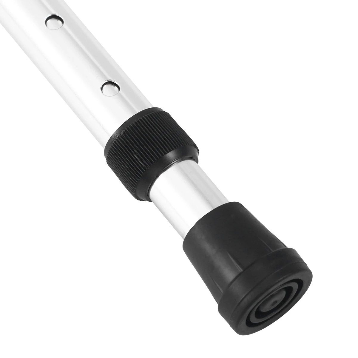 Aluminum Alloy Telescopic Adjustable Height Anti-skid Walking Cane For Men Old People