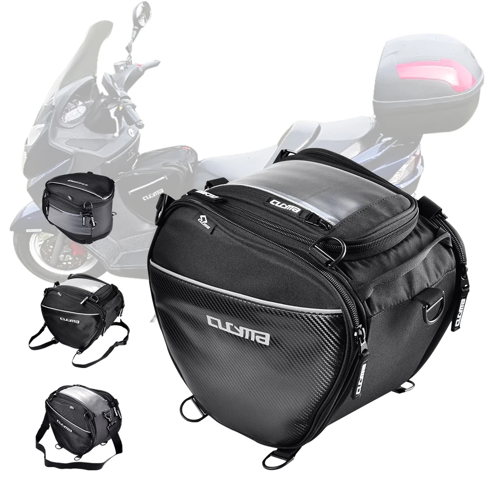 Motorcycle Front Storage Bags For Universal Racing Travel Bags With Shoulder Strap Scooter Tunnel Bag For BMW HONDA 20L-30L