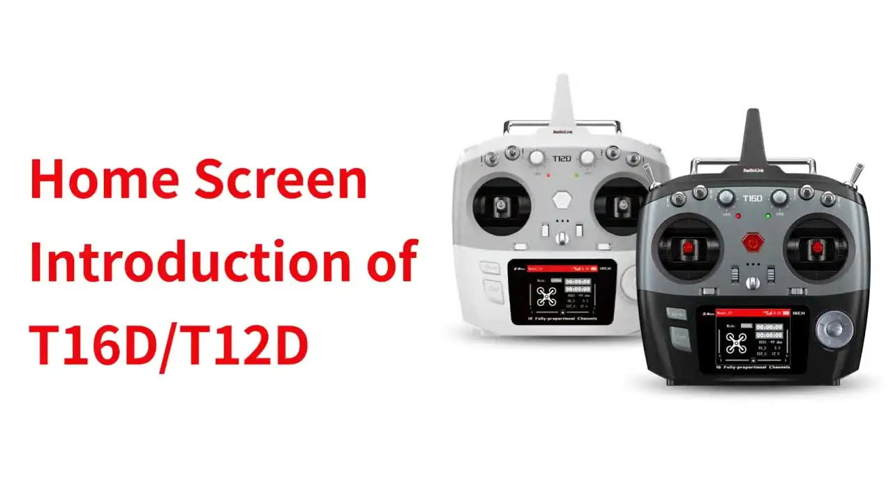 Télécommande RC RadioLink T12D 12CH 2,4G Pour Avion Bateau Voiture Robot - Neuf