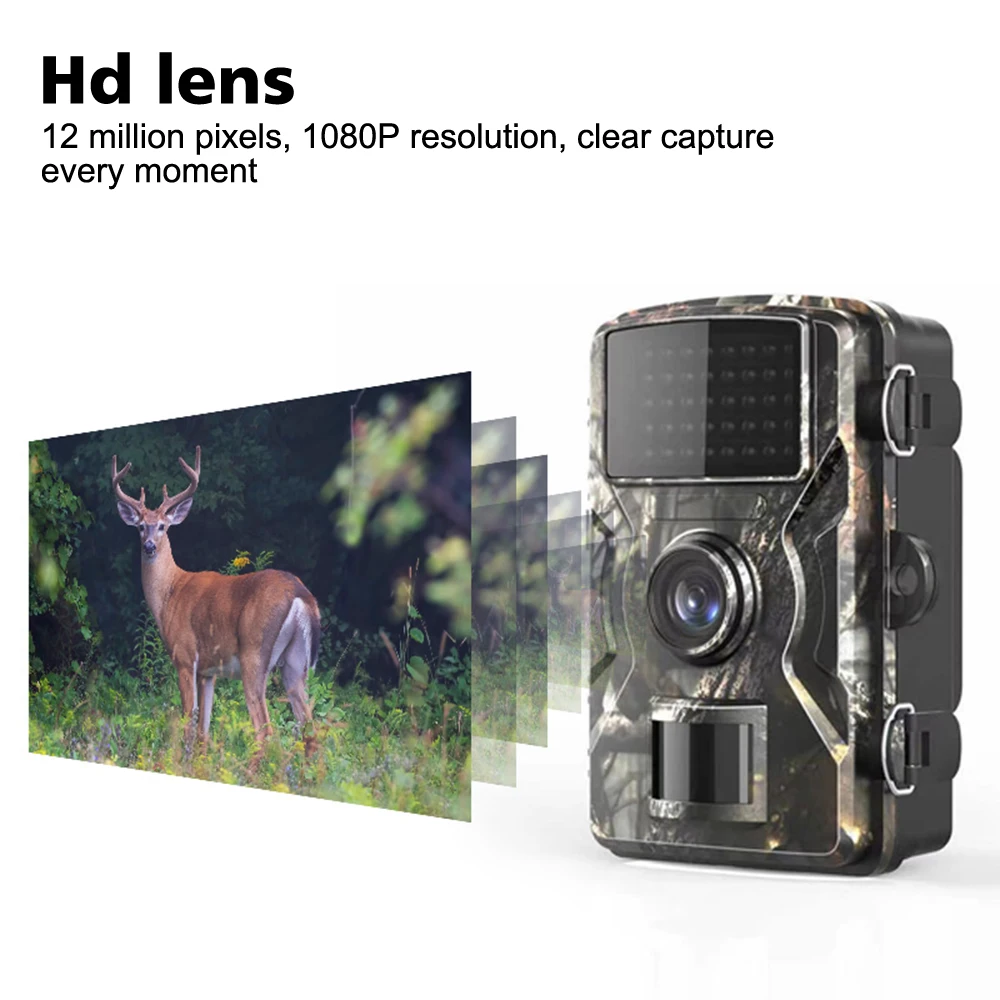 16MP 1080P Hunting Trail Camera 940nm Infrared Night Vision Motion Activated Trigger Security Cam Outdoor Wildlife Photo Traps