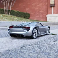 ⁦مجسم سيارة بورش 918 سبايدر رودستر معدن مقياس بطول 26 سم | Porsche 918 Spyder Roadster Diecast Metal Car Model 26cm⁩ - الصورة ⁦5⁩