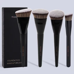 4 - Piece Professional Makeup Brush Set (Black)