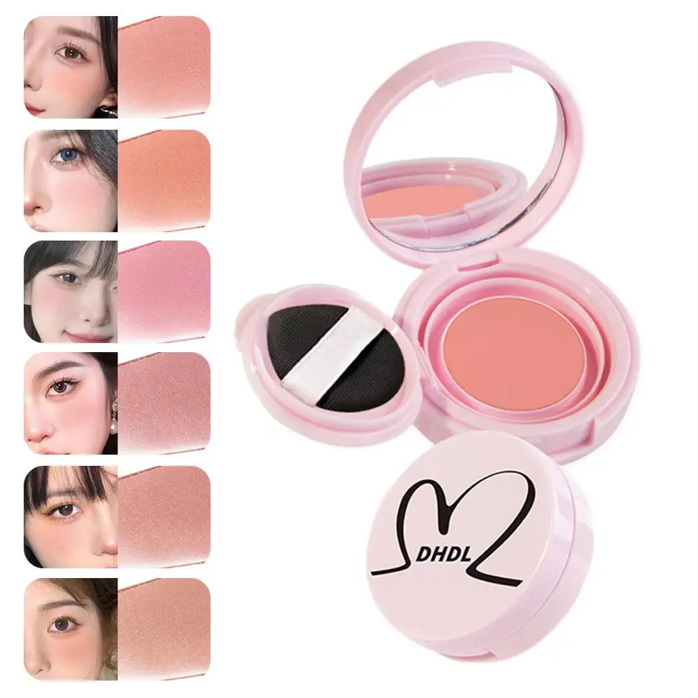 

Air Cushion Blush Face Blush Mud Long Lasting Natural Moisturizing Blush Makeup Facial Products Cream Blush B7A3
