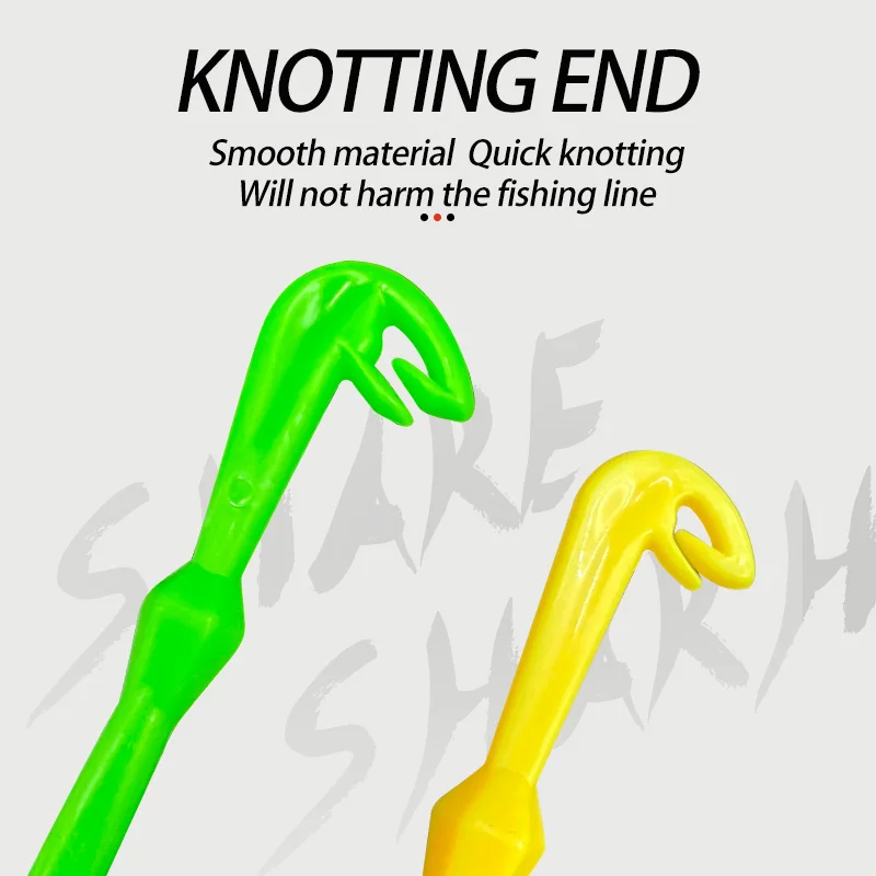 Fishing Hook Tier Fishing Line Knotter Aluminum Alloy Double-headed Needle Knots Fly Tying Tools Winter