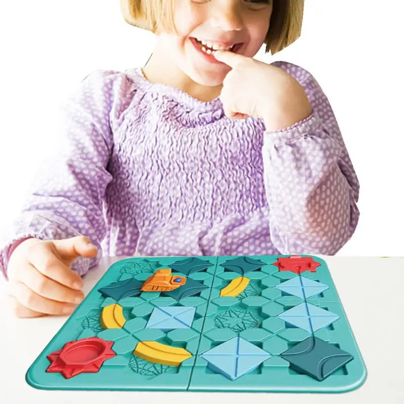 

Road Building Block Building Track Maze Brain Puzzle Toy Ages 4 Years 4 Levels 100 Skill Building Challenges Toys Suitable For