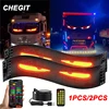 Demon Eyes Car LED Logo APP LED Matrix Pixel Panel Night Light DIY Programmable Flexible LED Display for Car Truck Accessorie 1