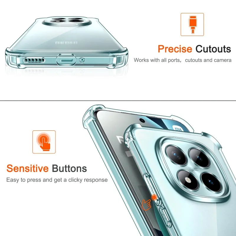 Durable Shockproof Protective Phone Case with Reinforced Corners