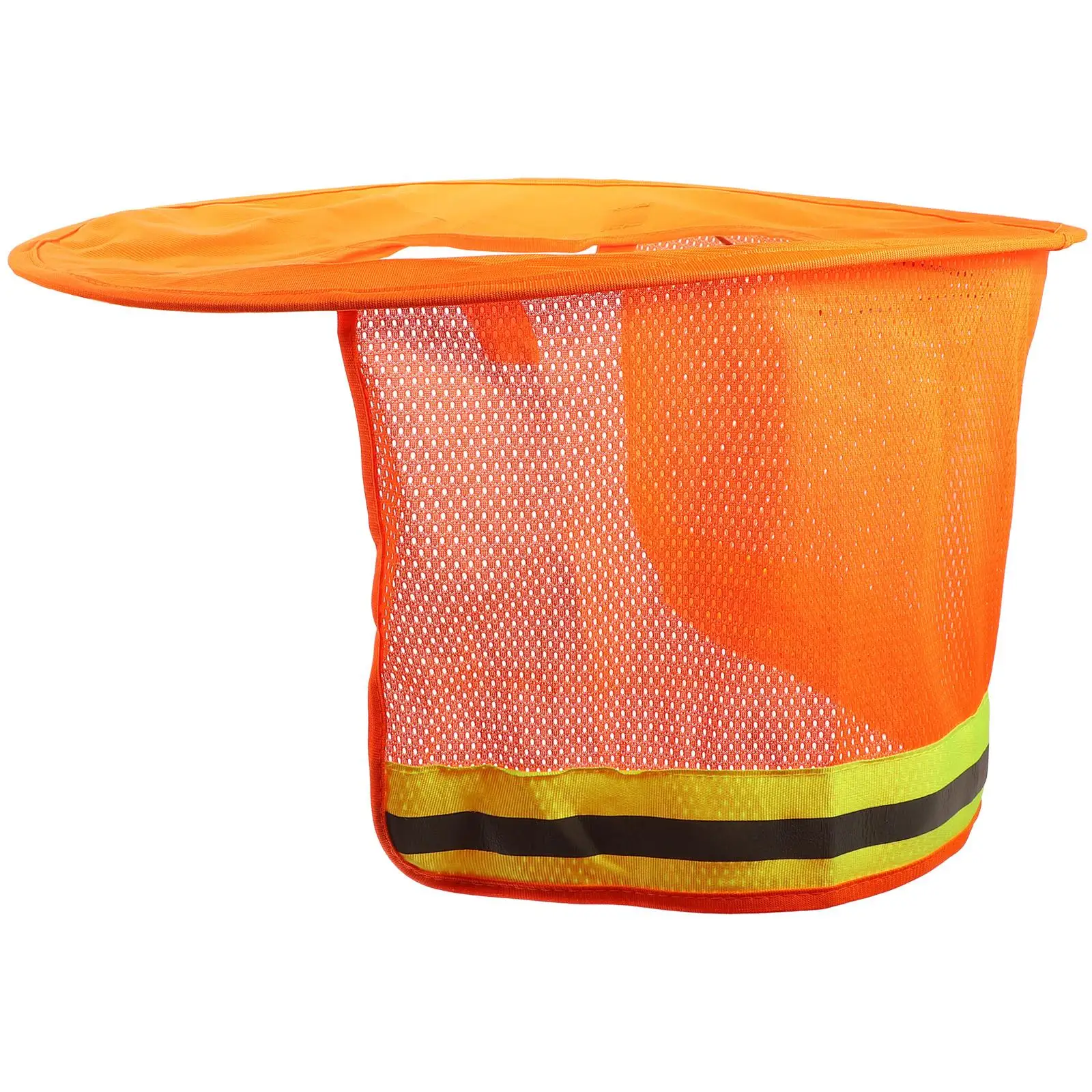 Hard Hat Visor Cover Sun Shade Full Brim Construction Worker Safety Neck Protector Reflective Band Cooling Outdoor
