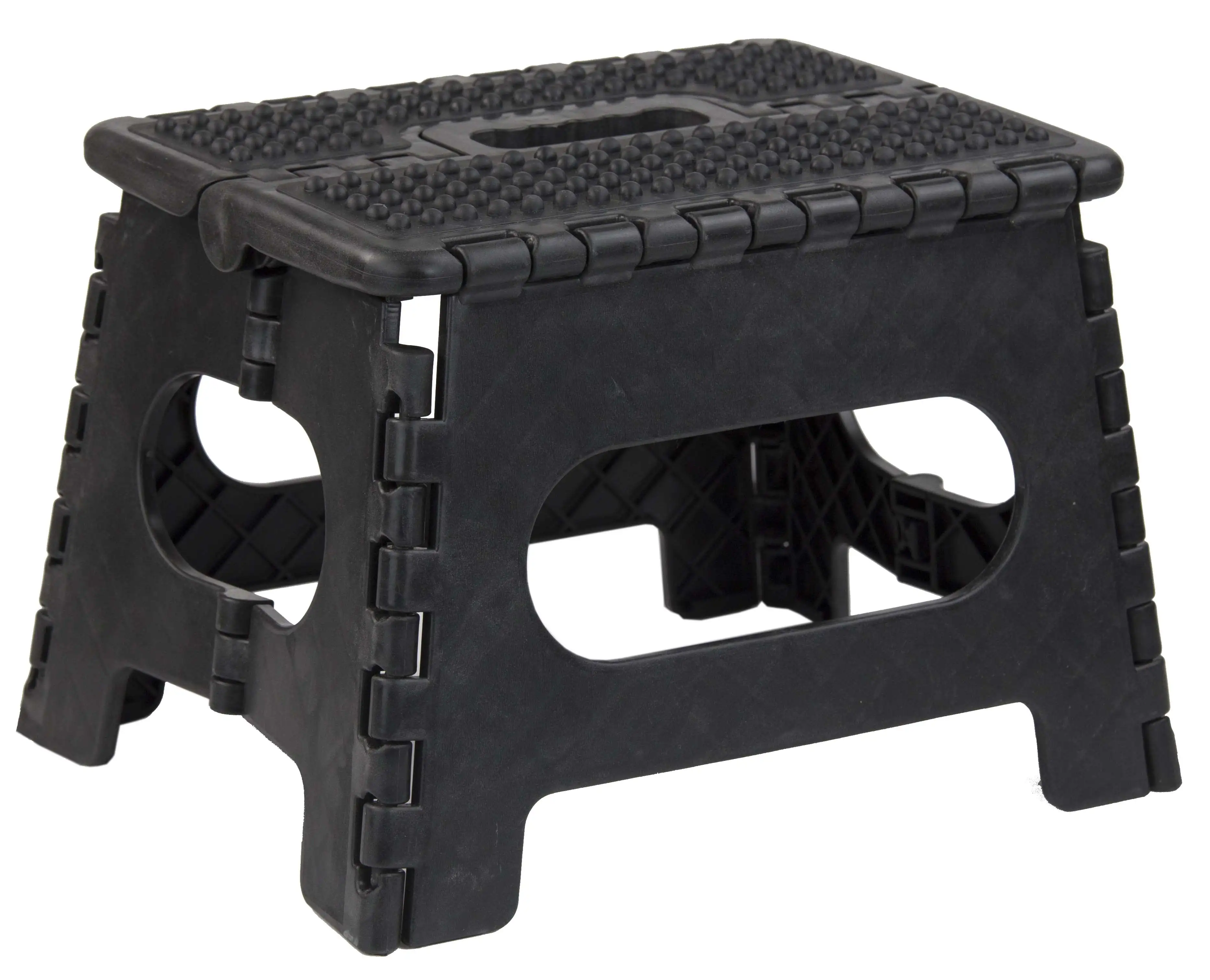 

Medium Folding Stool with Grip, Black Stool Chair