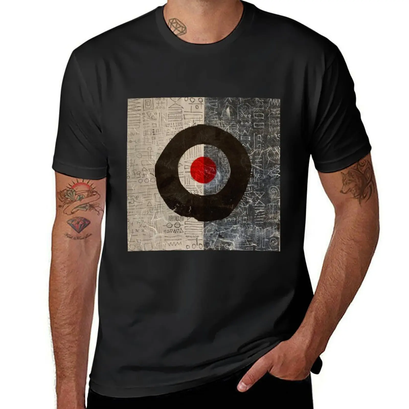 Camiseta de ojo de toro ocupado para hombre, camiseta de manga corta de secado rápido, ropa personalizada
