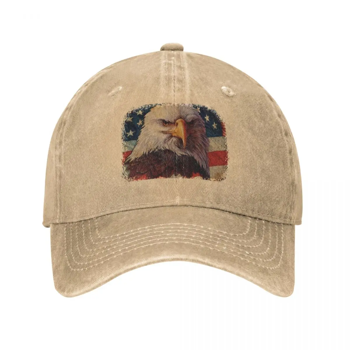 

American Flag eagle Cap Cowboy Hat thermal visor streetwear golf hat men Women's
