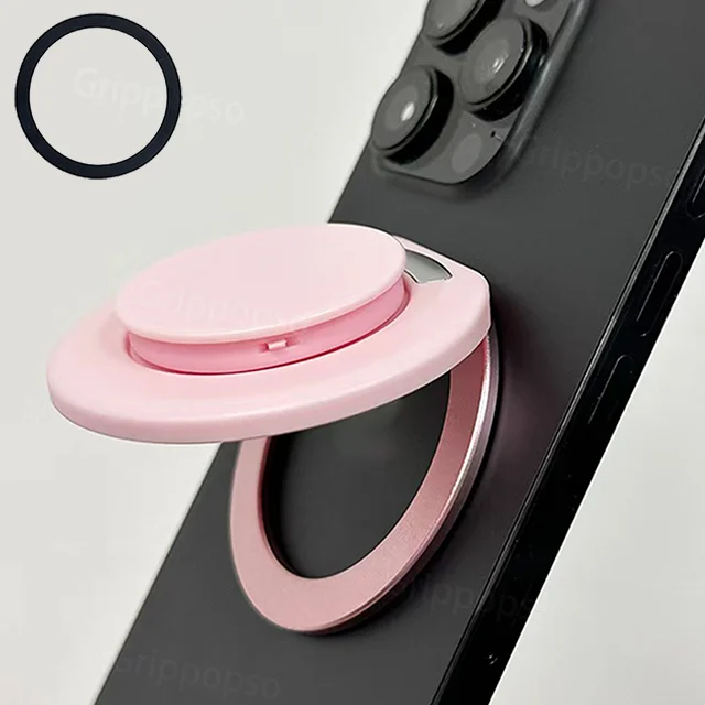 Grippopso Magnetic Cellphone Holder with Hidden Stand and Universal Desktop Mount