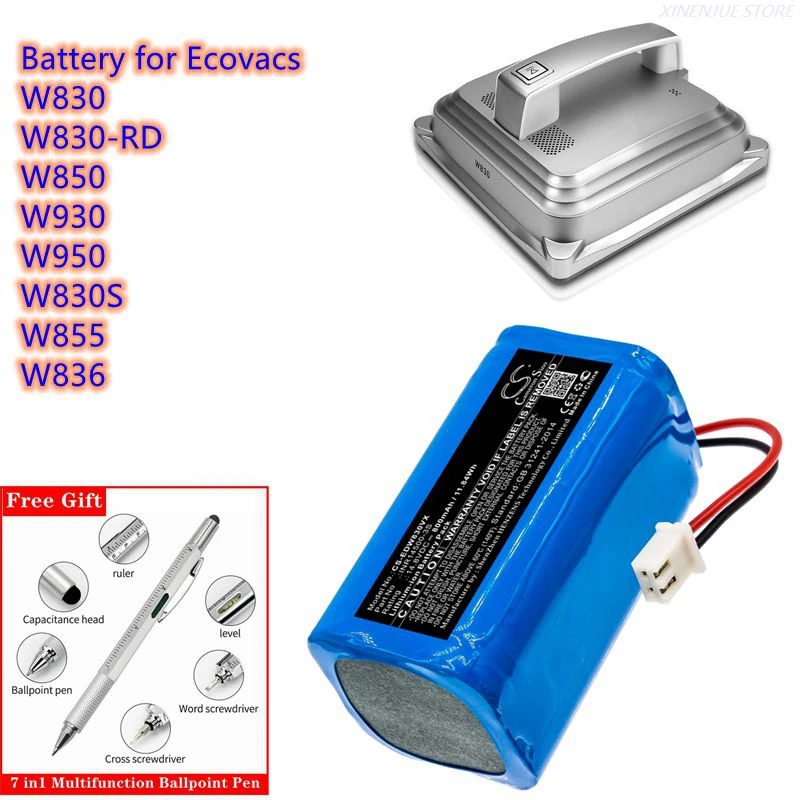 Replacement Battery For Ecovacs Deebot N8 N8 N8 Plus N8 PRO PN S01-LI