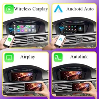 AUTOTOP 8.8 "sans fil CarPlay Android Auto affichage multimédia de voiture pour BMW série 3 E90 E91 E92 E93 série 5 E60 E61 écran tactile 2