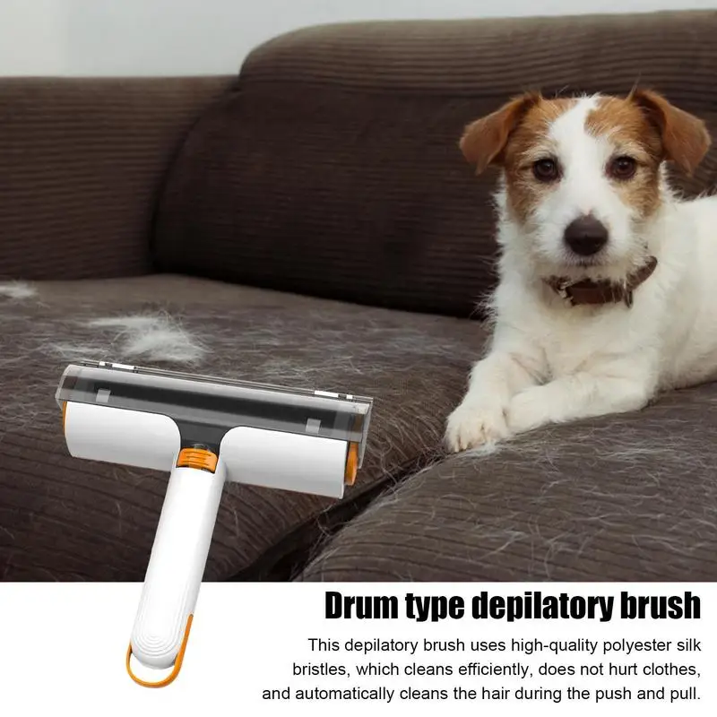 

Pet Hair Remover Brush Manual Lint Roller Sweaters Sofa Clothes Reusable Fur Removal Tool Self Cleaning Pet Hair Removing Tool