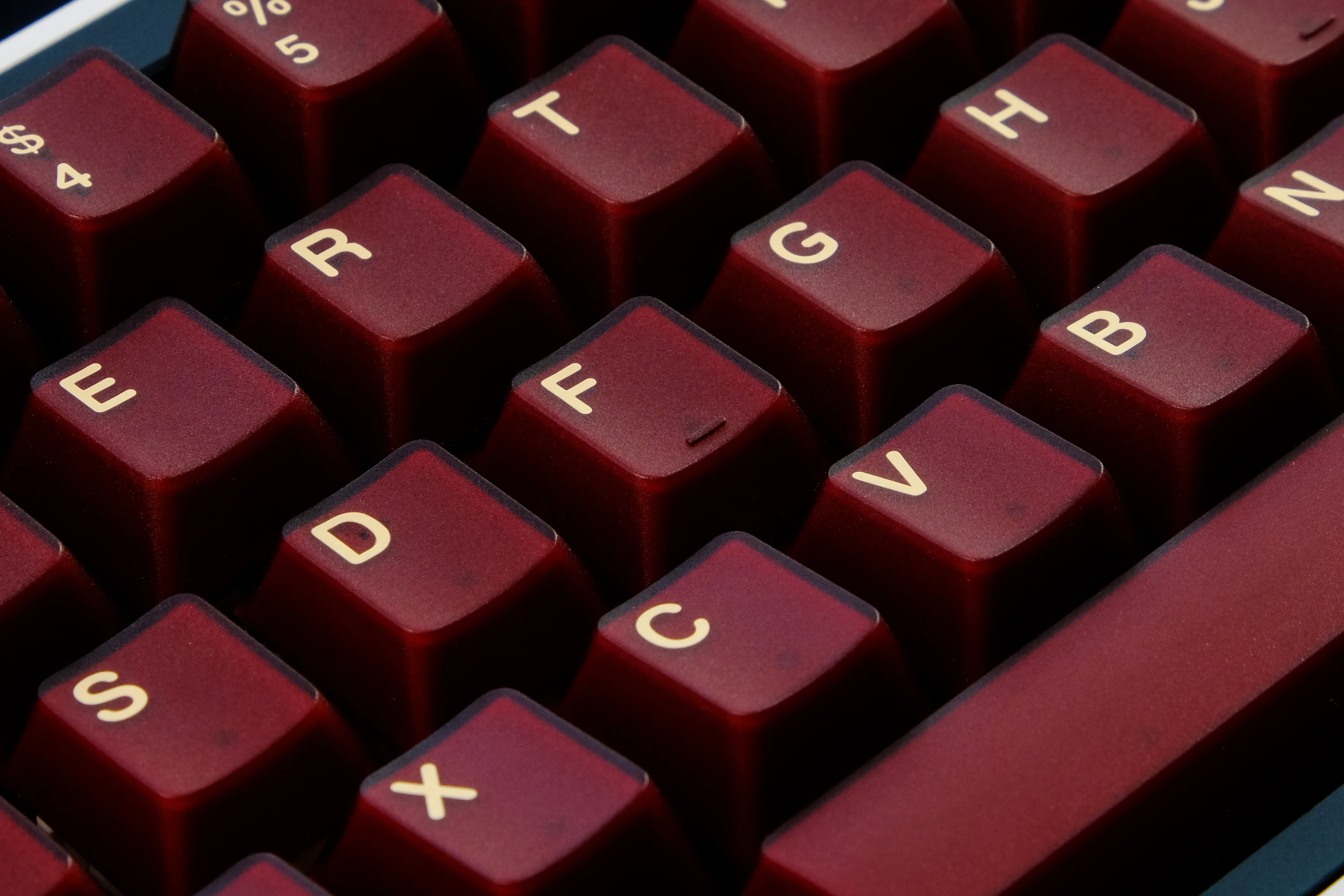 ECHOME-Romã Keyboard Cap Set, tema Wine, ABS,