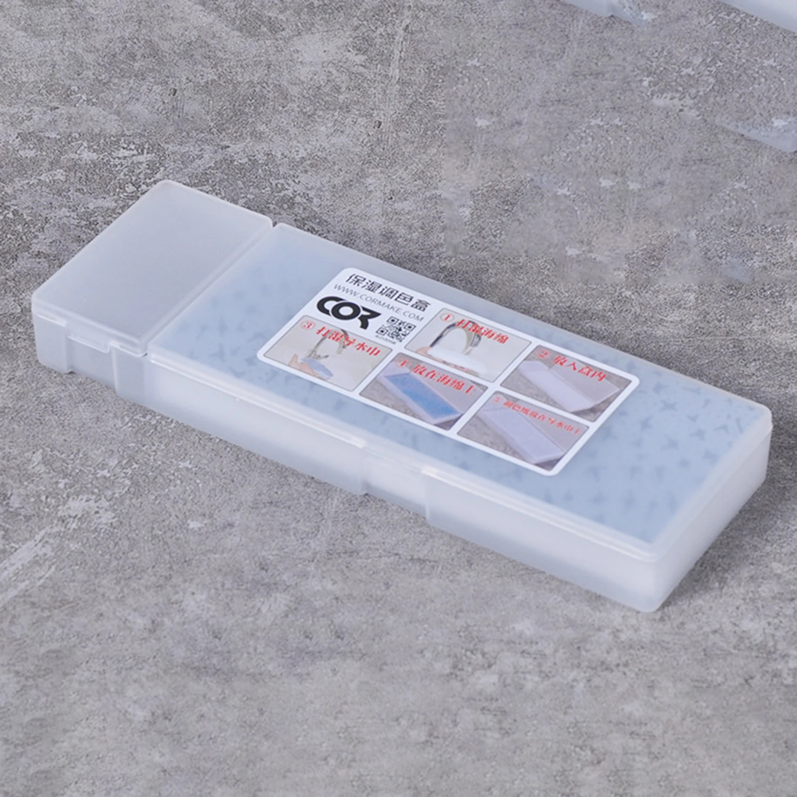 Wet Palette Keep Paint Wet and Fresh Brush Holder Dry Acrylic Paint Tray Miniatures Pallet Pigment