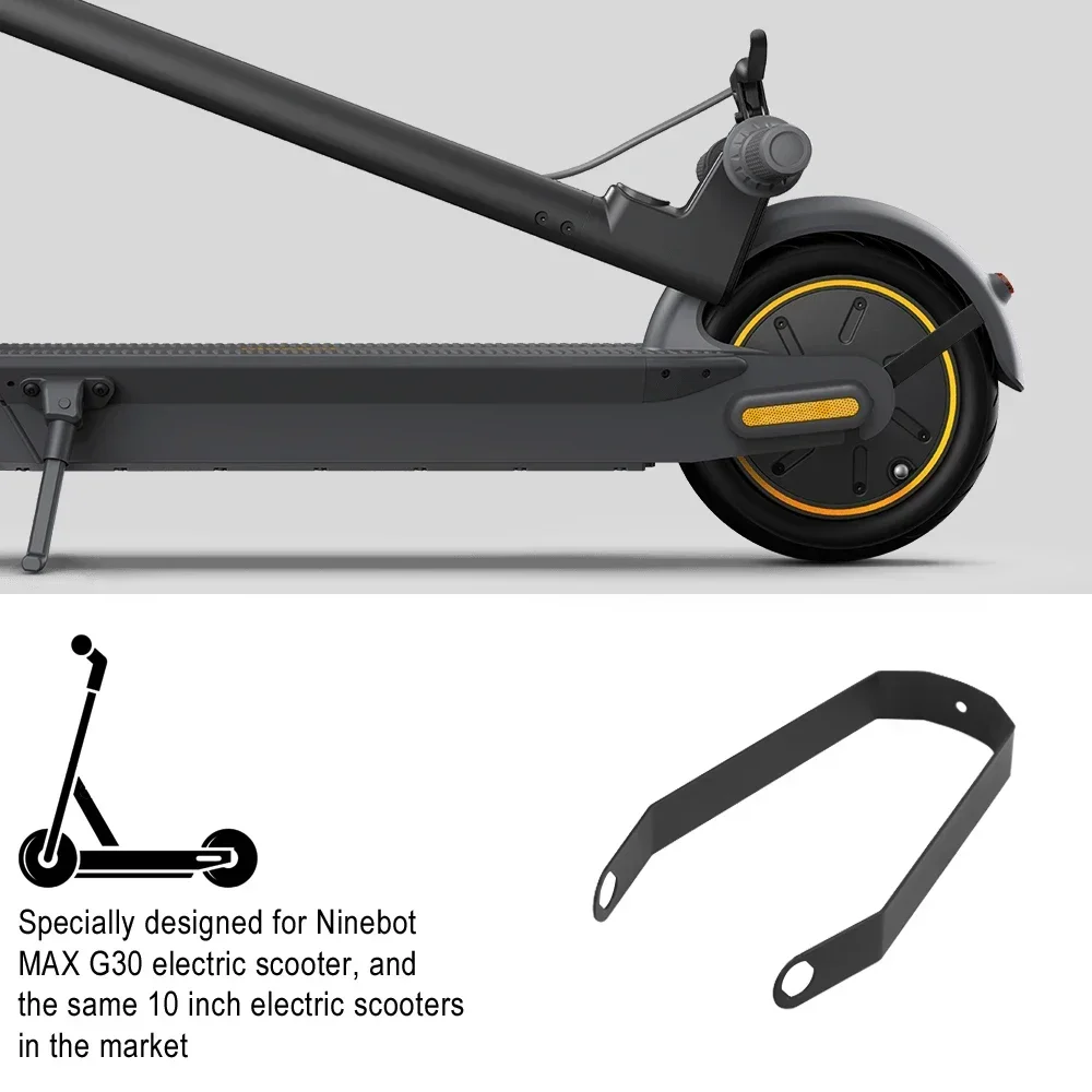 Rear Fender Water Baffle Guard Rear Taillight Lamp Wheel Mudguard For Ninebot MAX G30 Electric Scooter Mudguard Bracket