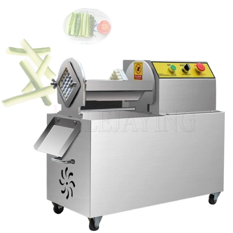 Stainless Steel Potato Slicer Potato Cutter French Fries Cutter Machine Electric Vegetable Cutting Machine 110V/220V