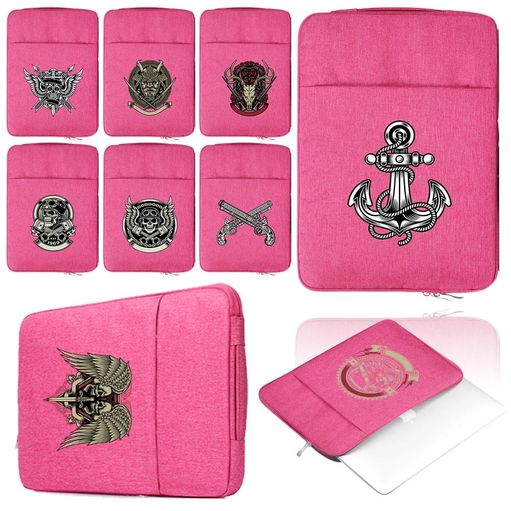 

2022 Pink Laptop Sleeve Bag 11 12 13 14 15 Inch Universal Huawei Acer Dell Bag Portable Handbag Briefcase WaterProof Case Cover