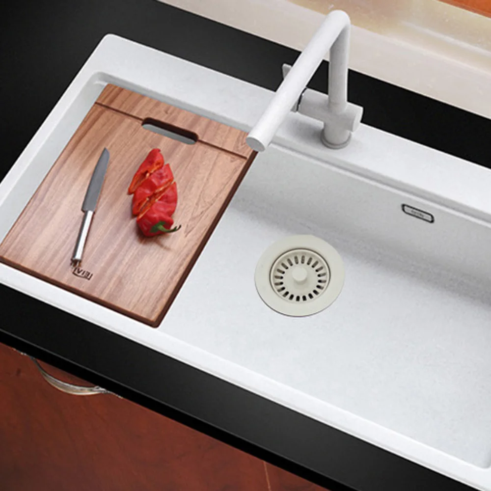 TALEA Drainer Kit PP Material Sink Strainer Assembly Kit Quartz Stone Sink Marble Strainer 114MM XK252C003 sink strainer kitchen sink strainer