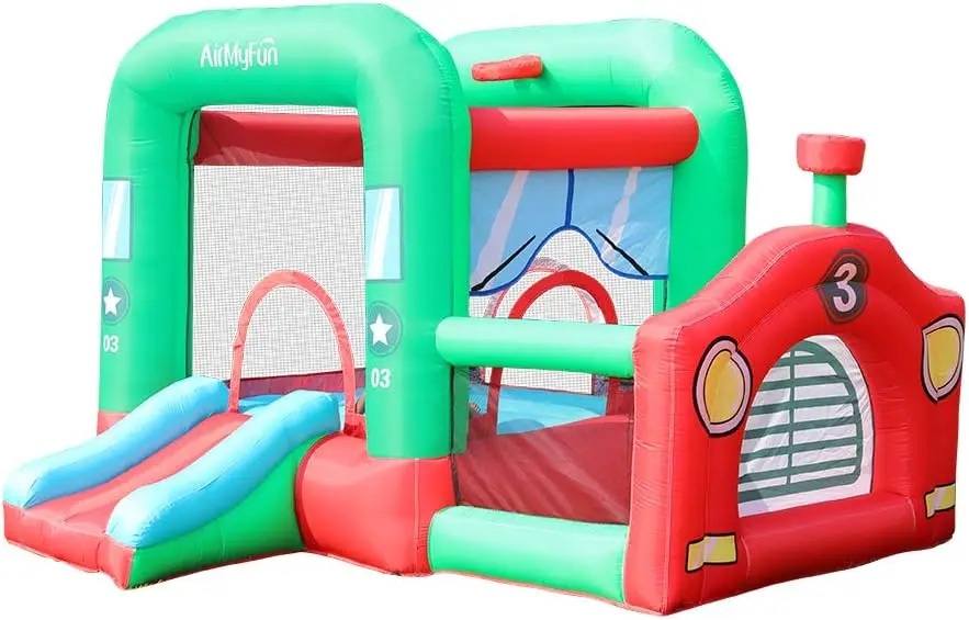 

AirMyFun Bounce House for Kids 3-12 Inflatable Slide Jumping Bounce Castle Blow Up Toddler Bouncy House for Kids Outdoor with Sl