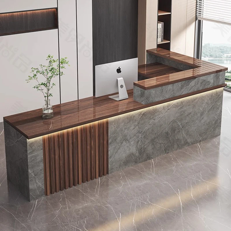 Display Nordic Reception Desks Salon Beauty Modern Purpito Reception Desks Luxury Office Recepci&oacute;n Negocio Commercial Furniture