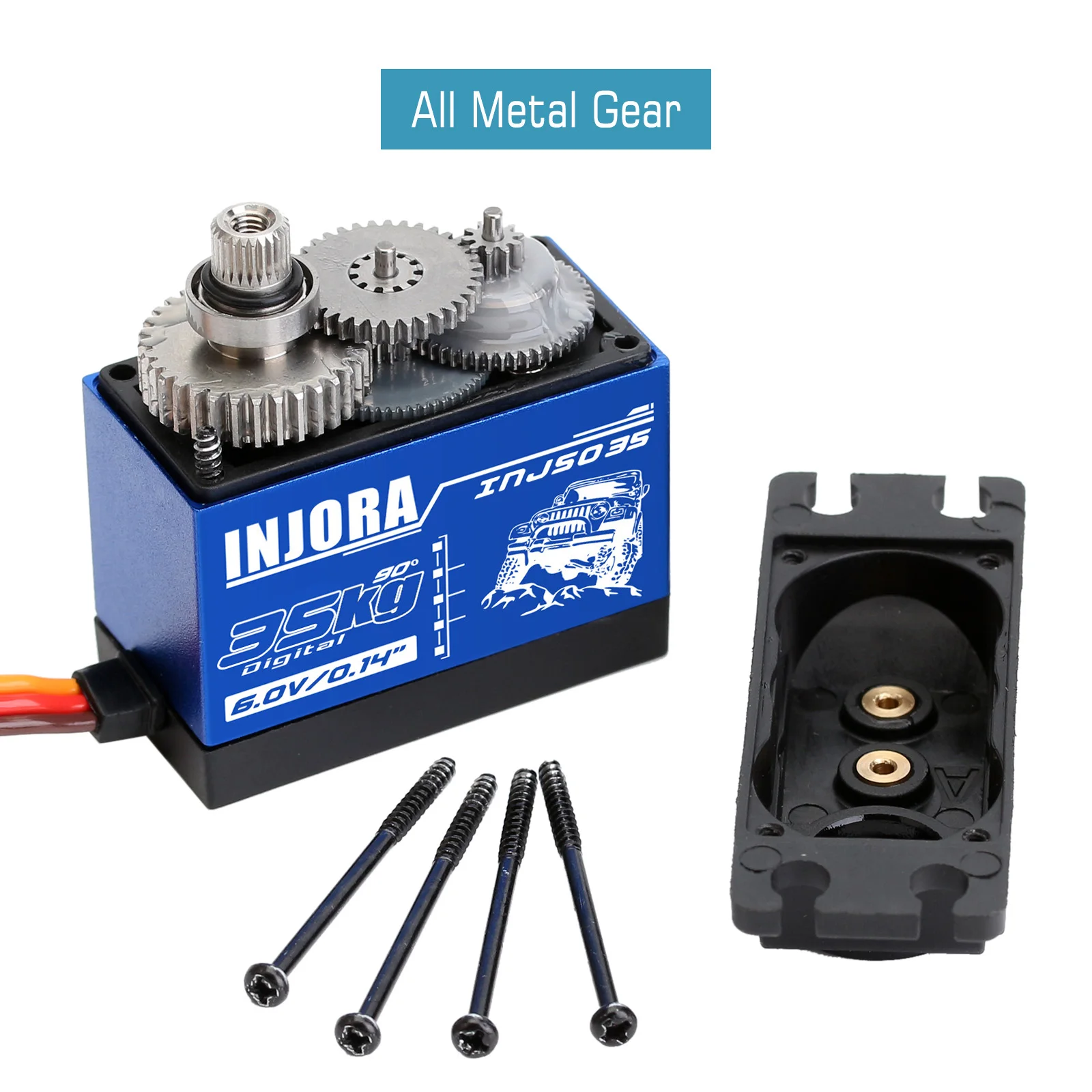 INJORA INJS025 INJS035  , 25kg 35kg  ũ, RC ڵ ũѷ SCX10 Ʈ κ ׷̵ ǰ,  