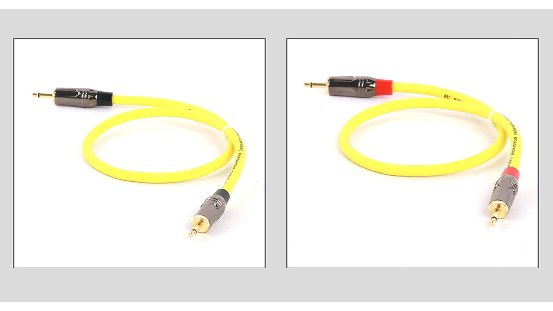 Gold Überzogene 3,5mm Jack Mono Audio Verlängerung Kabel Stecker auf Stecker OFC AUX Shileded für Verstärker Mixer 1m 1,5 m 2m 3m 5m 8m 10m – Detail 10