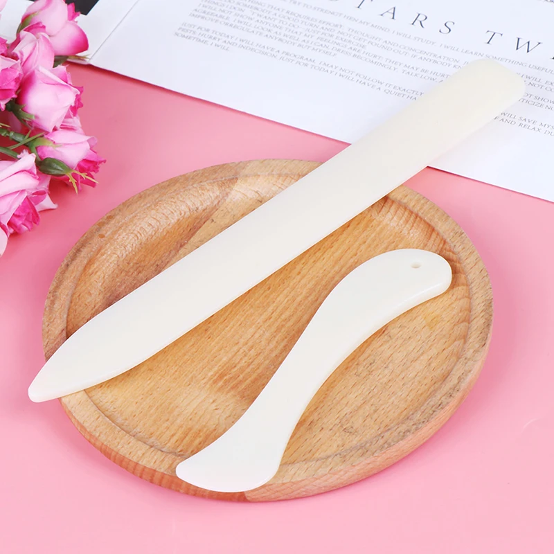 Bone Folder Tools 2Pcs Folder Paper Creaser Tool Plastic Bone Scoring Folding Creasing Scrapbooking DIY Handmade Bookbinding Cards Tool