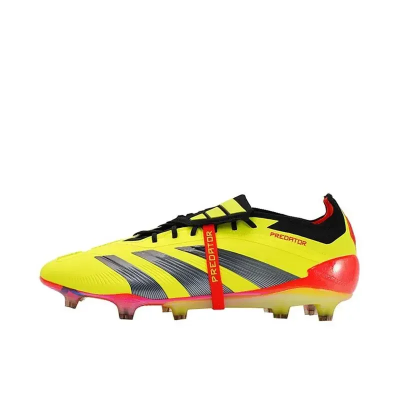 Adidas Predator Elite FG Men's Soccer Shoes, Fashionable, Durable,  Shockproof, Anti-slip, Long Nailed Football Shoes, Yellow Red - AliExpress