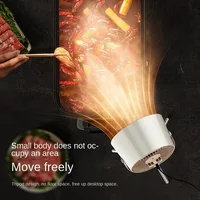 New USB Desktop Range Hoods Portable Exhaust Fan Small Kitchen Hood Extractor Barbecue Large Suction Cooker Hood 2