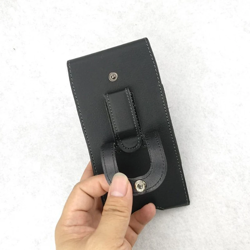 Leather Phone Holster Waist Bag for Men