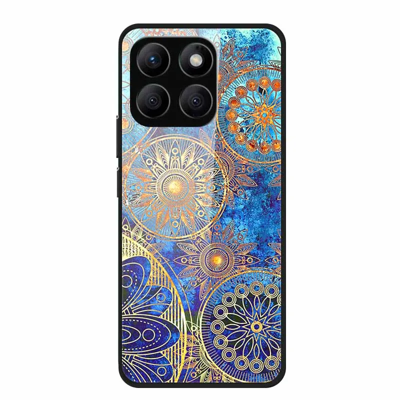 Enhanced Tempered Glass Protective Phone Case with Soft Bumper Design
