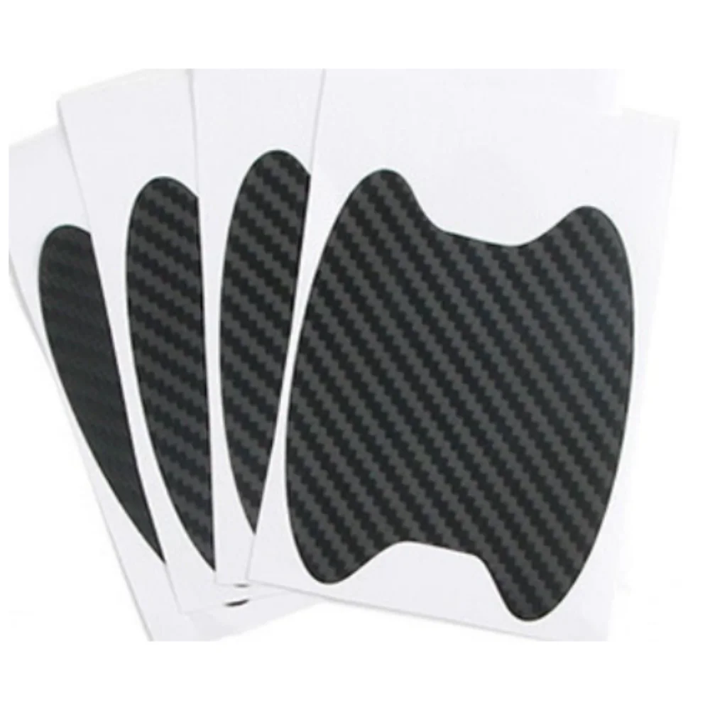 Premium Carbon Fiber Car Door Handle Protection Film - Universal Fit