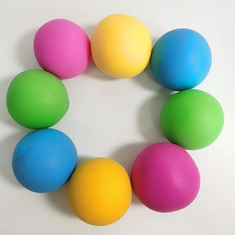New Antistress Pressure TPR Ball Stress Relief Change Colour Squeeze Balls for Kids Adults Hand Fidget Toy Squishy Stressball 5