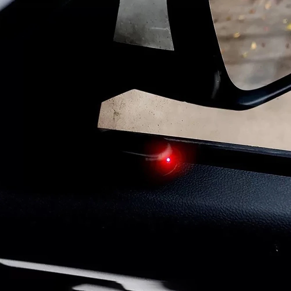 Car Fake Security Light Super Bright Wireless Warning Anti-Theft Caution Lamp Solar Powered Simulated Dummy Alarm Light 1-10pcs