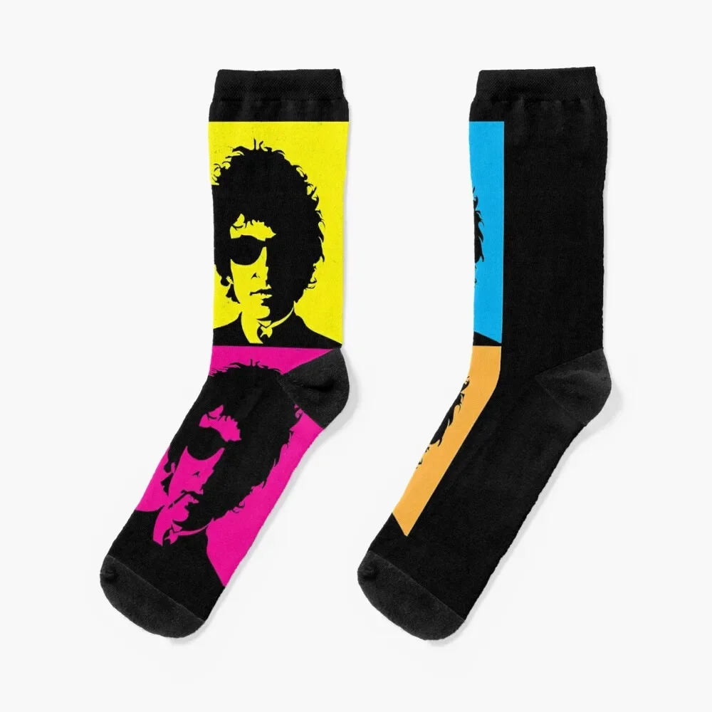 

Vintage Bob Dylan's Face Design Music Fans Men Women Socks fashionable funny gift Crossfit Women's Socks Men's