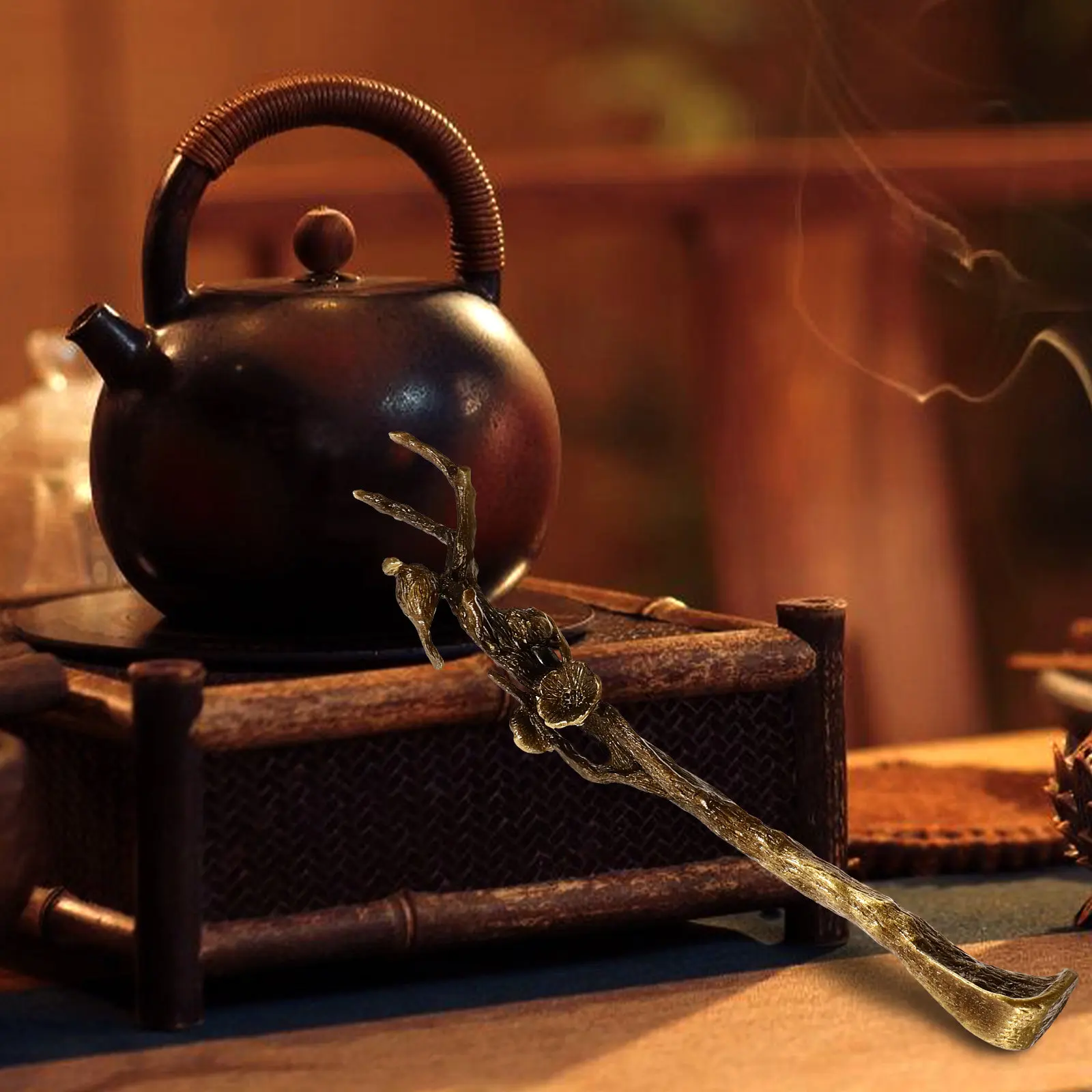 합금 푸얼차 바늘 실용적이고 정교한 디테일 처리, 정교한 장인정신, 다용도 도구, 편리한 차잎 도구