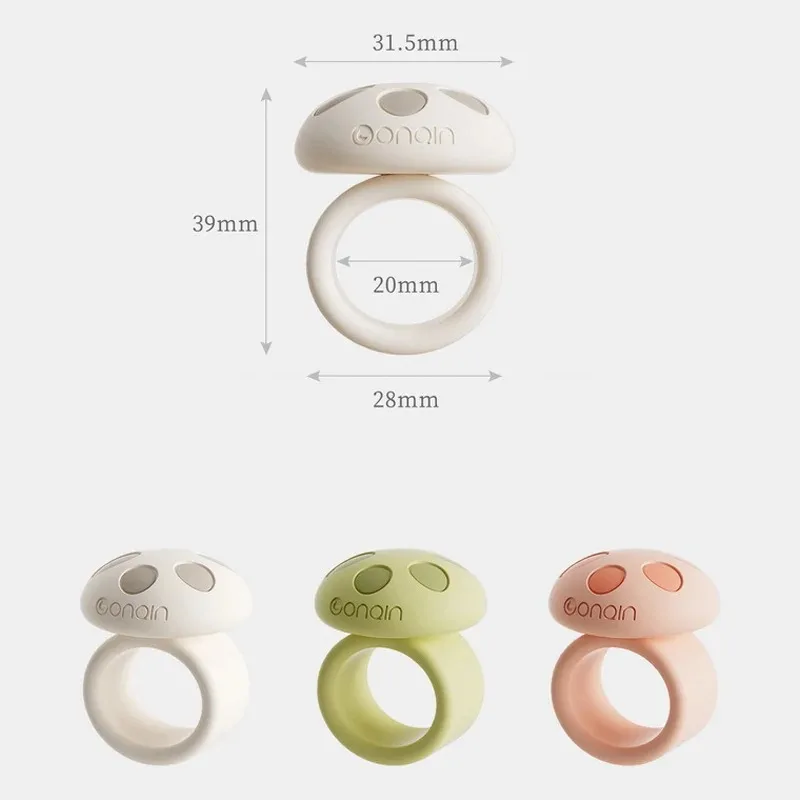 Door Knob Stopper Silicone Mute Door Handle Buffer Pad Non-Punch O-shaped Anti-Collision Protected Pad Wall Protector Plug