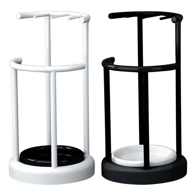Indoor Umbrella Stand Umbrella Rack Stand With A Drain Tray Space Saving Basket Stable Organizer For Outdoor