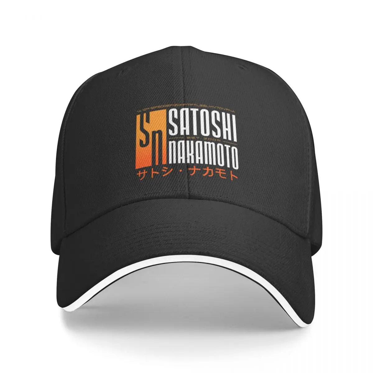 

New Satoshi Nakmoto's Monogram Baseball Cap beach hat Sports Caps Christmas Hats hard hat Hat Men Women's